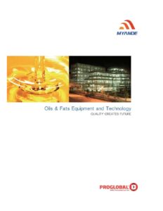 Oils & Fats Equipment and Technology – Catálogo